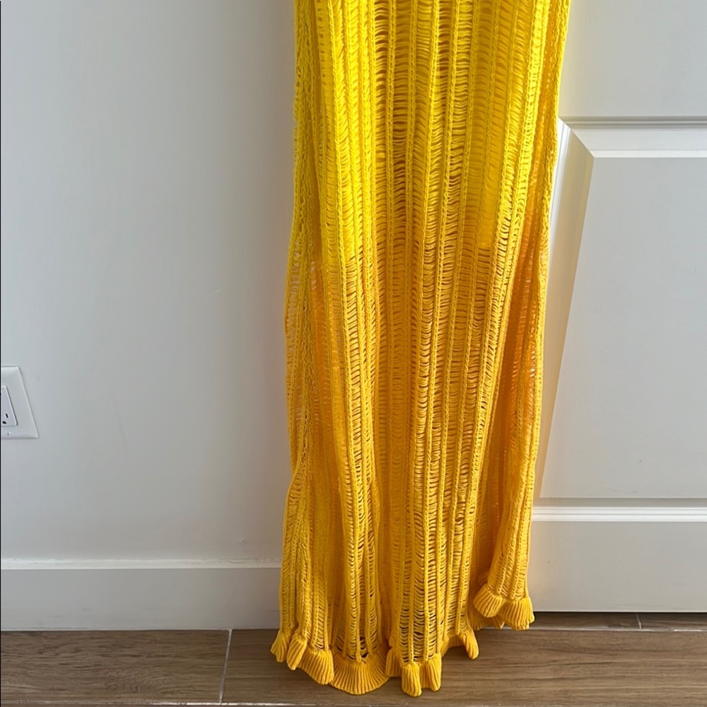 Mango Vibrant Yellow Knit Dress - Picture 4 of 7